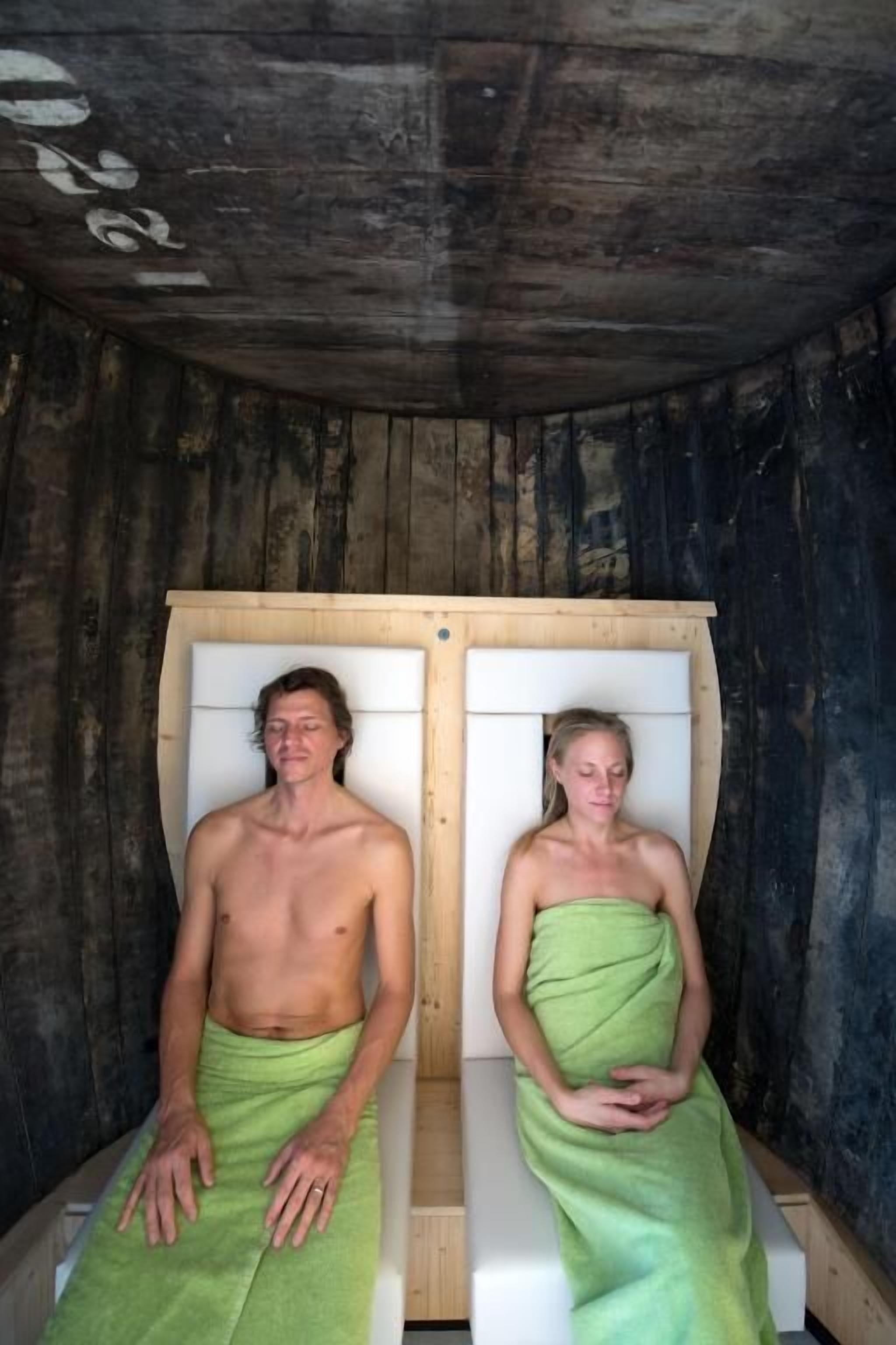 Sauna, steam room, body treatments, hot stone massages, body scrubs