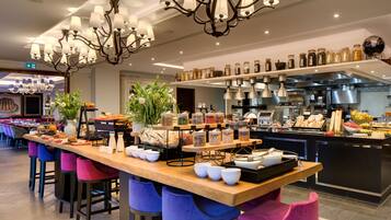 Daily buffet breakfast (EUR 45 per person)