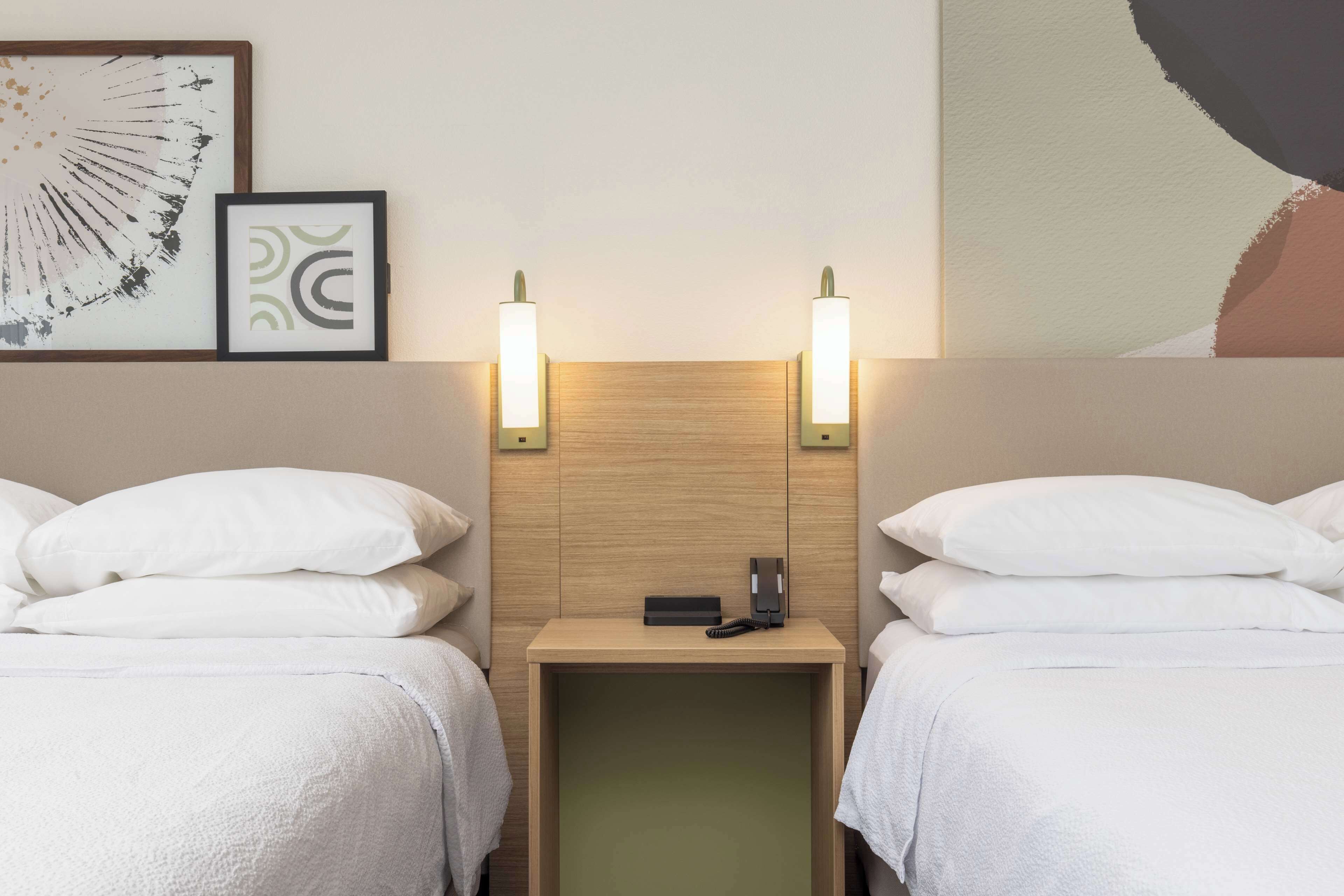 premium bedding, desk, iron/ironing board, free cots/infant beds