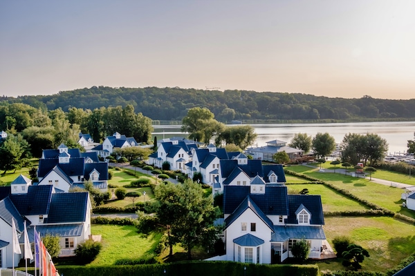 Vue depuis lâhĂ©bergement