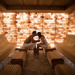 Couples treatment room(s), sauna, hot tub, steam room, body treatments