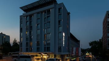 Front of property – evening/night