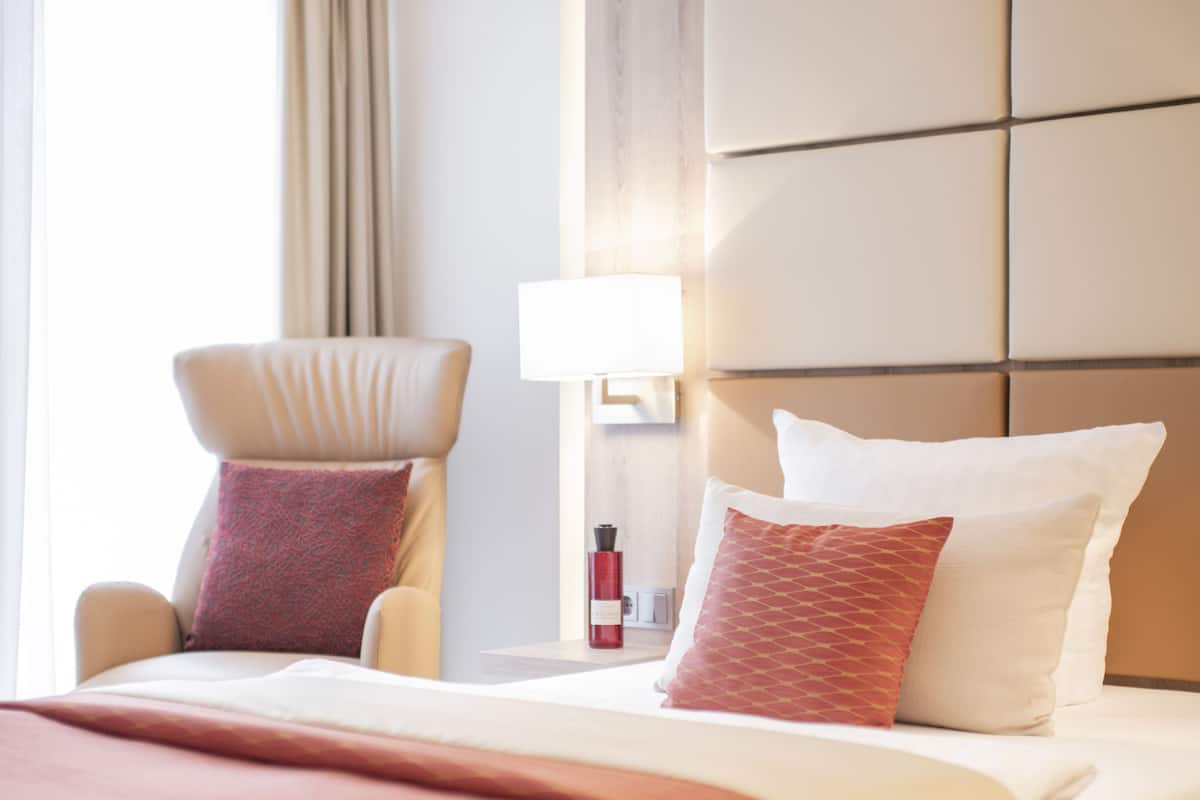 Superior villa, 1 twijfelaar | Luxe beddengoed, Select Comfort-bedden, een kluis op de kamer