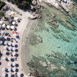 Private beach