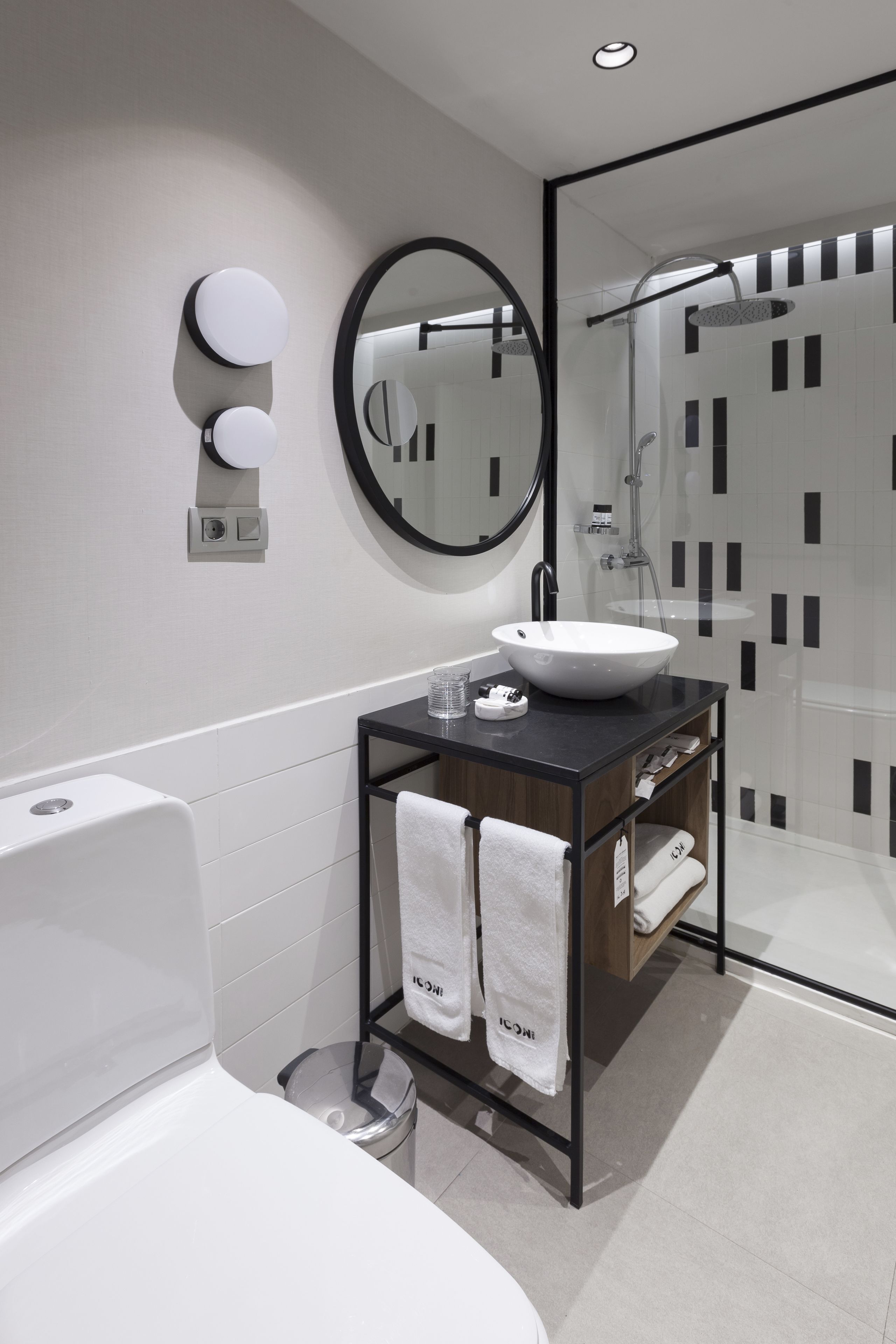 triple room | bathroom | shower, rainfall showerhead, designer toiletries, hair dryer