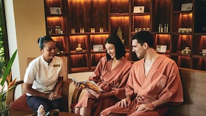 Réception du spa