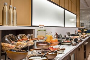 Morgenmadsbuffet hver dag mod et gebyr