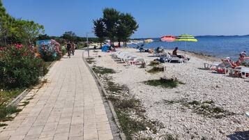 Beach nearby, sun-loungers, beach umbrellas, beach massages