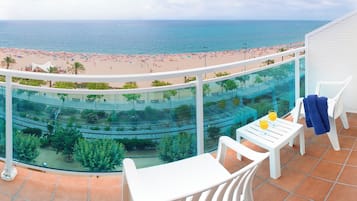 Family Room, Balcony, Sea View (2 Adults + 2 Children) | Beach/ocean view