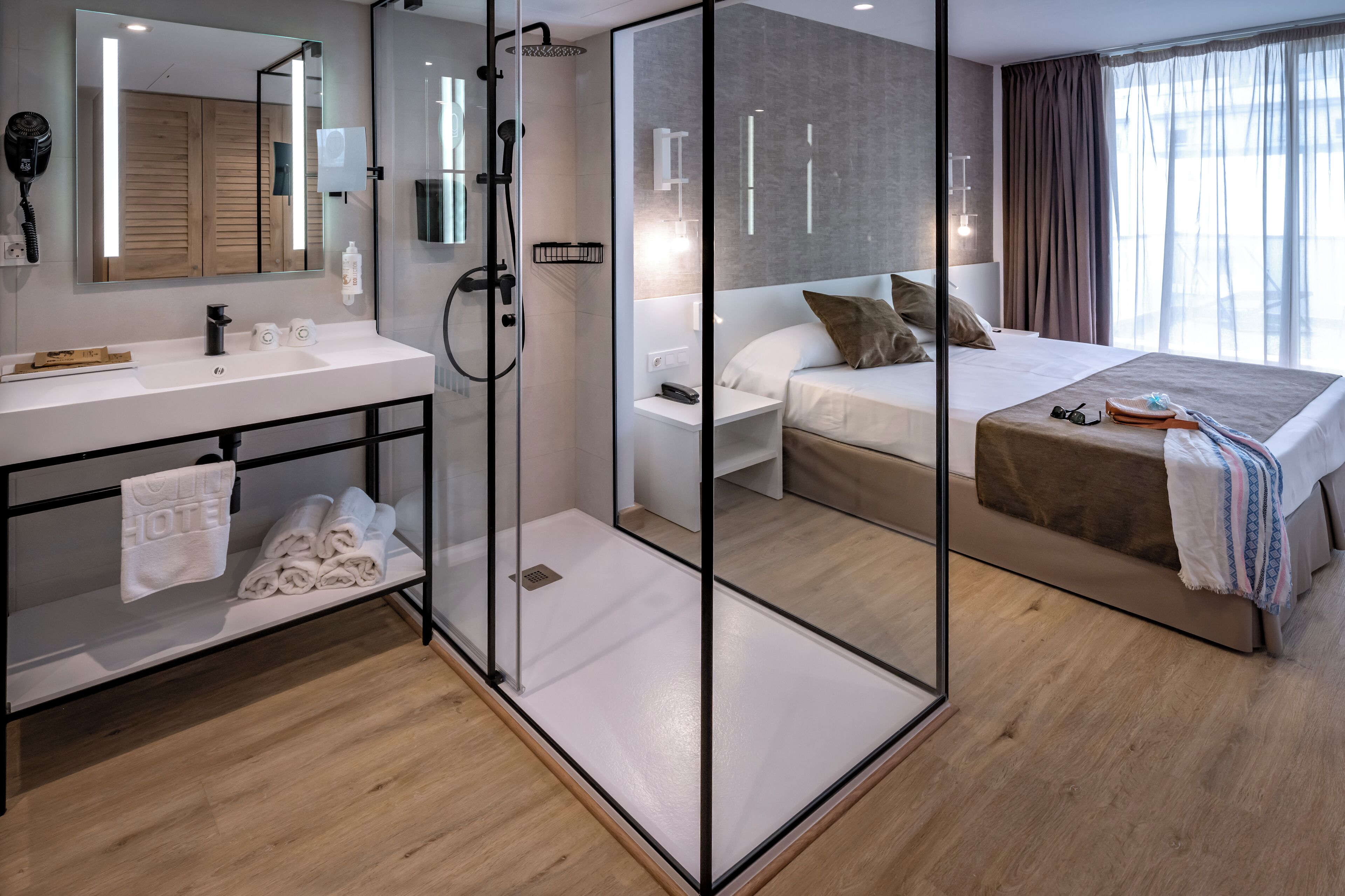 in-room safe, desk, blackout curtains, soundproofing