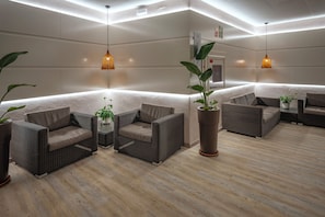 Sala de estar en el lobby