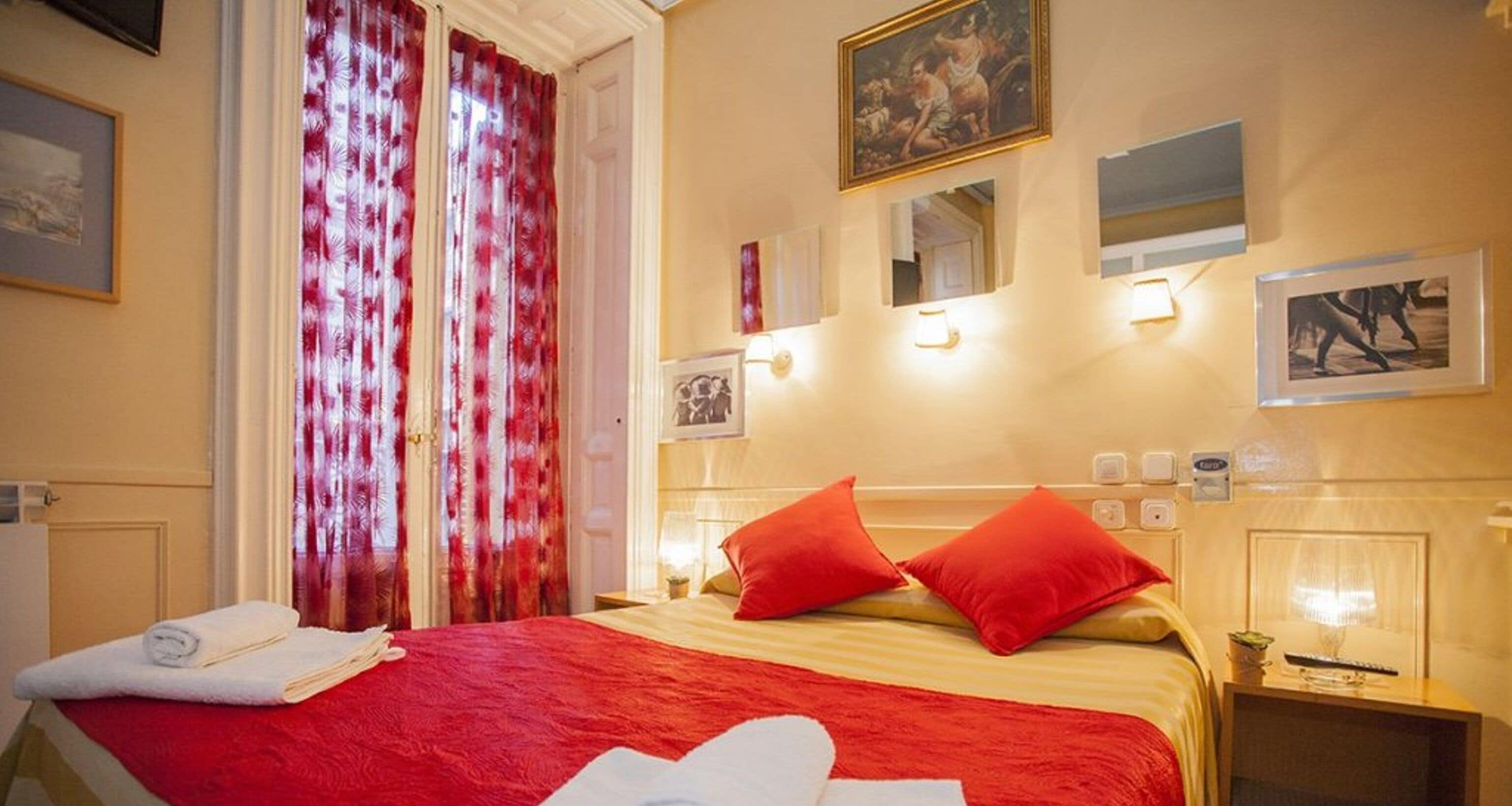 Down duvets, Select Comfort beds, individually decorated