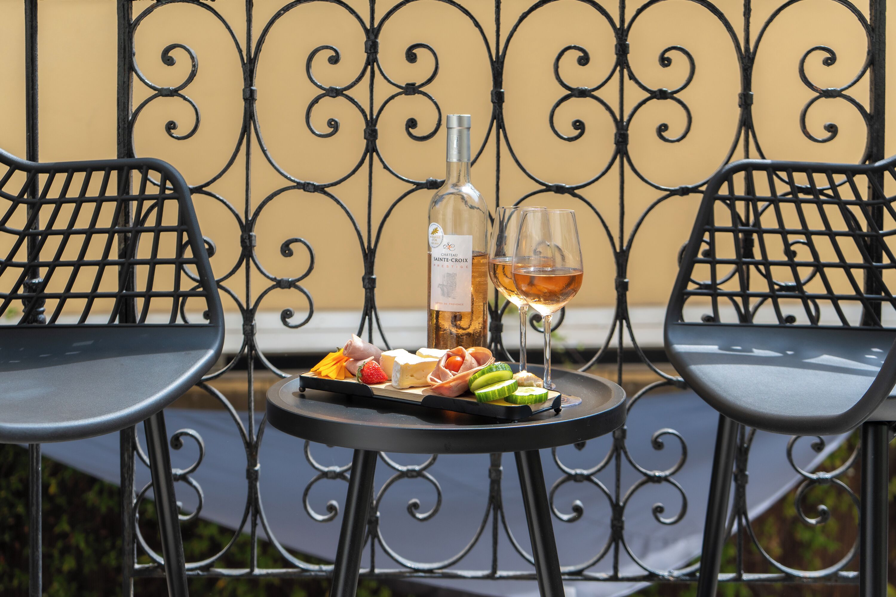 chambre double supérieure 12m² avec balcon | balcony view