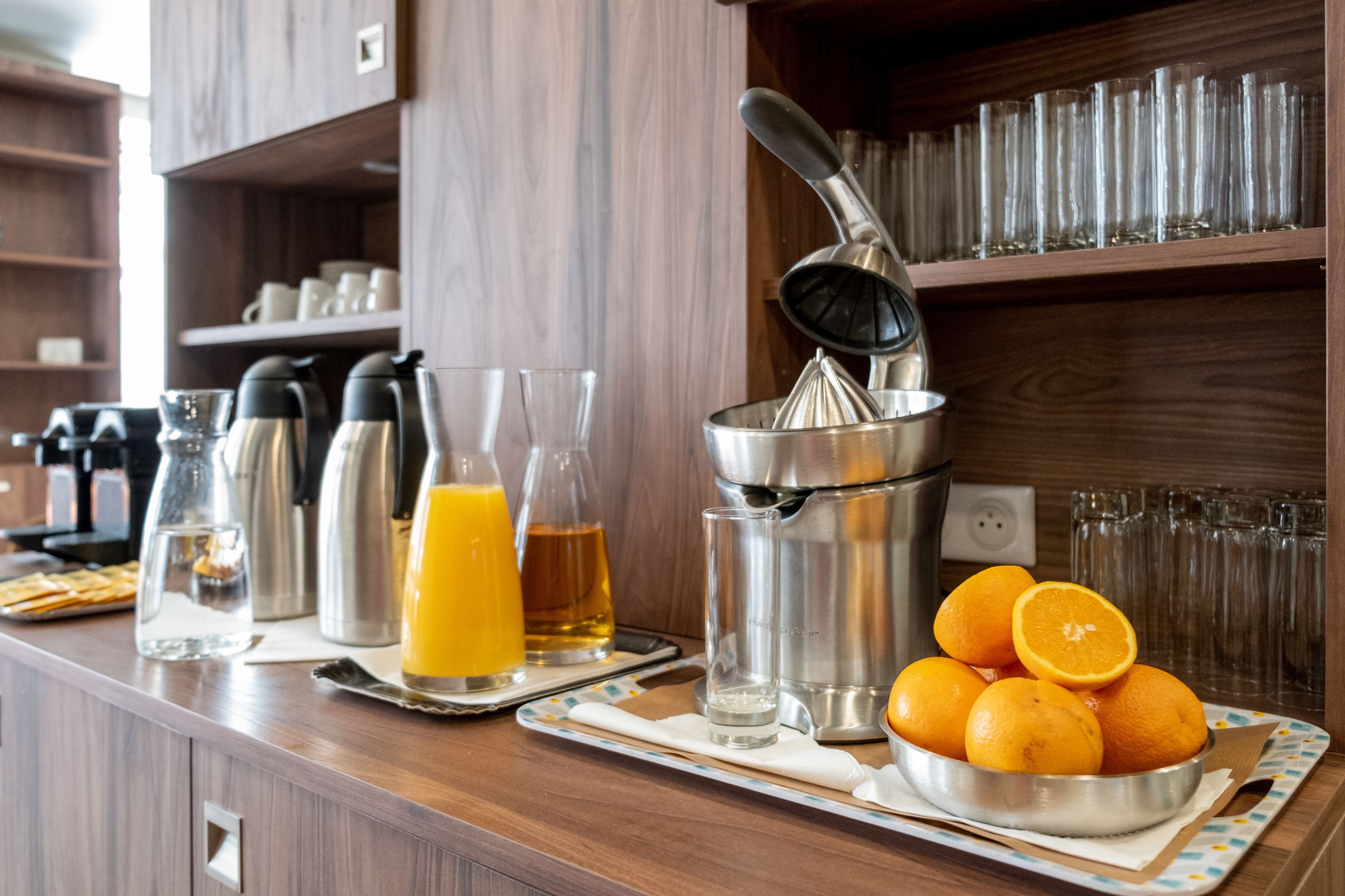daily buffet breakfast (eur 15 per person)