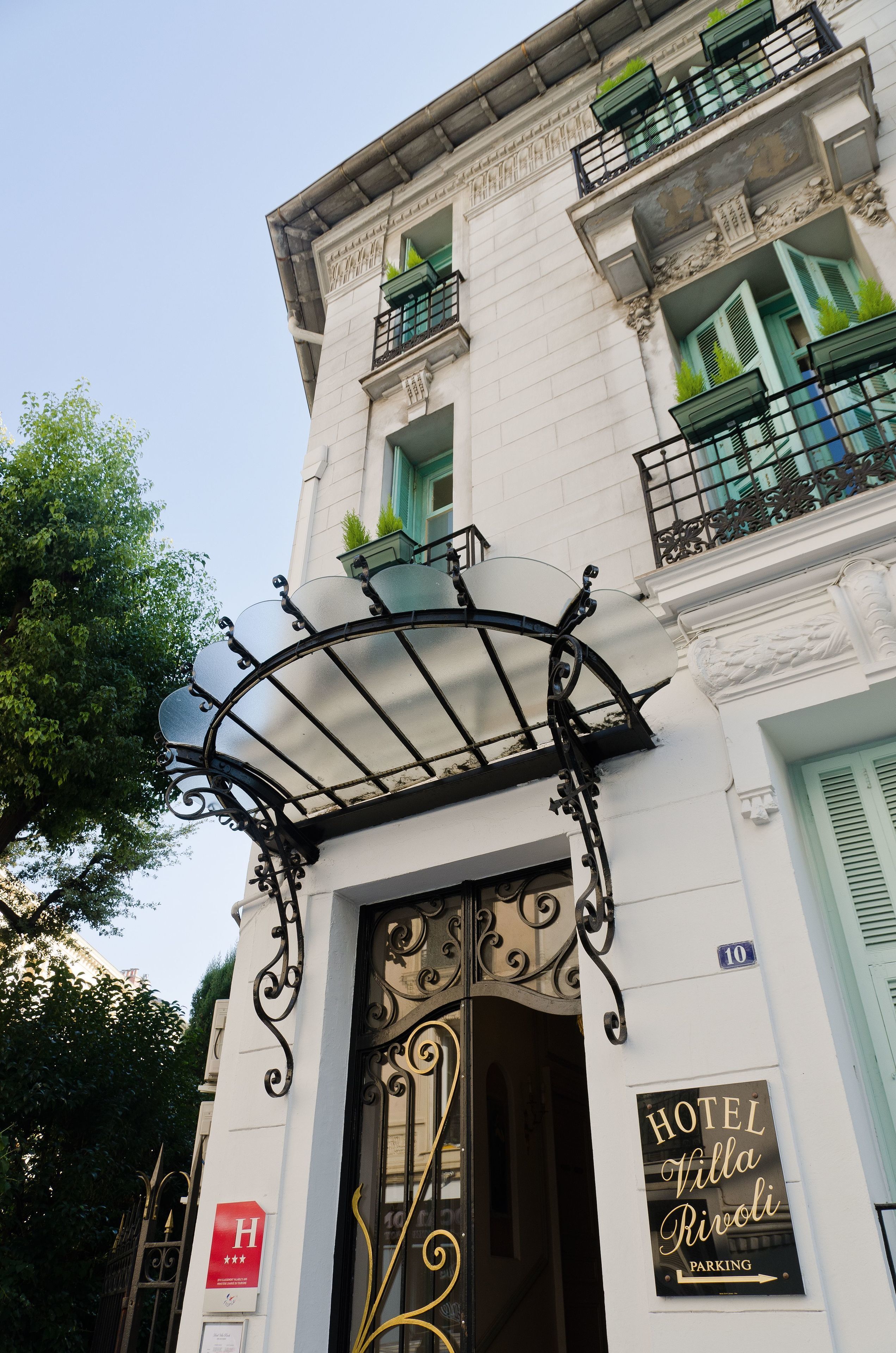 Fassade der Unterkunft