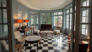 Sitteområde i lobbyen