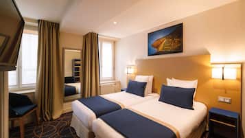 Bureau, chambres insonorisées, Wi-Fi gratuit, draps fournis