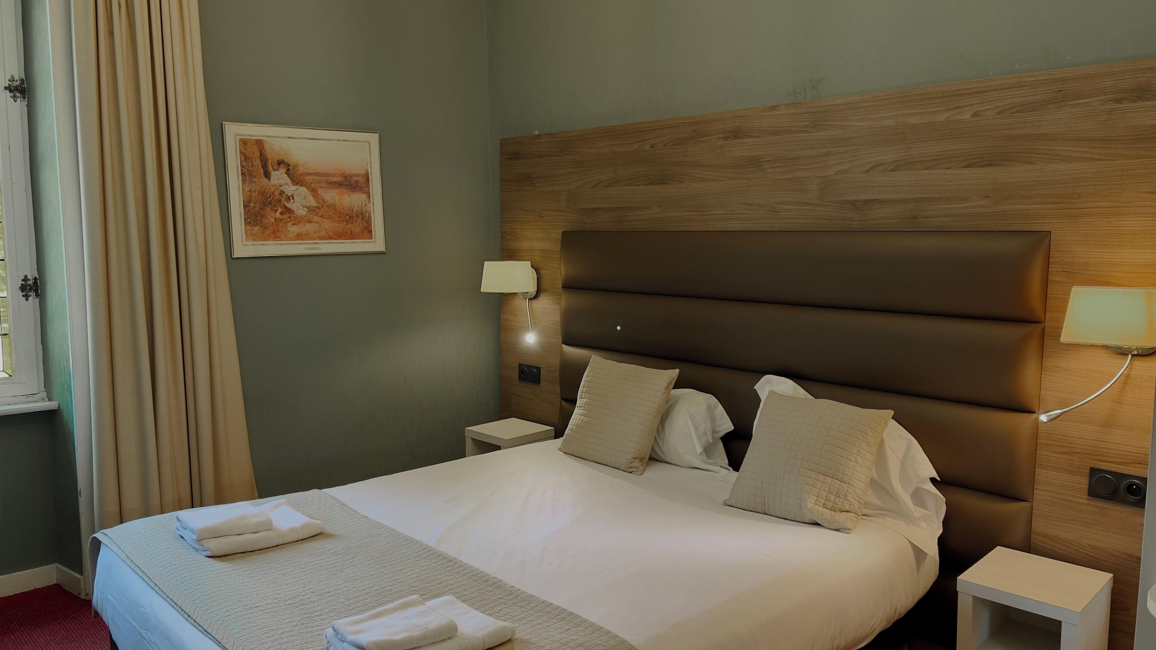 superior double room | frette italian sheets, premium bedding, down duvets, pillow-top beds