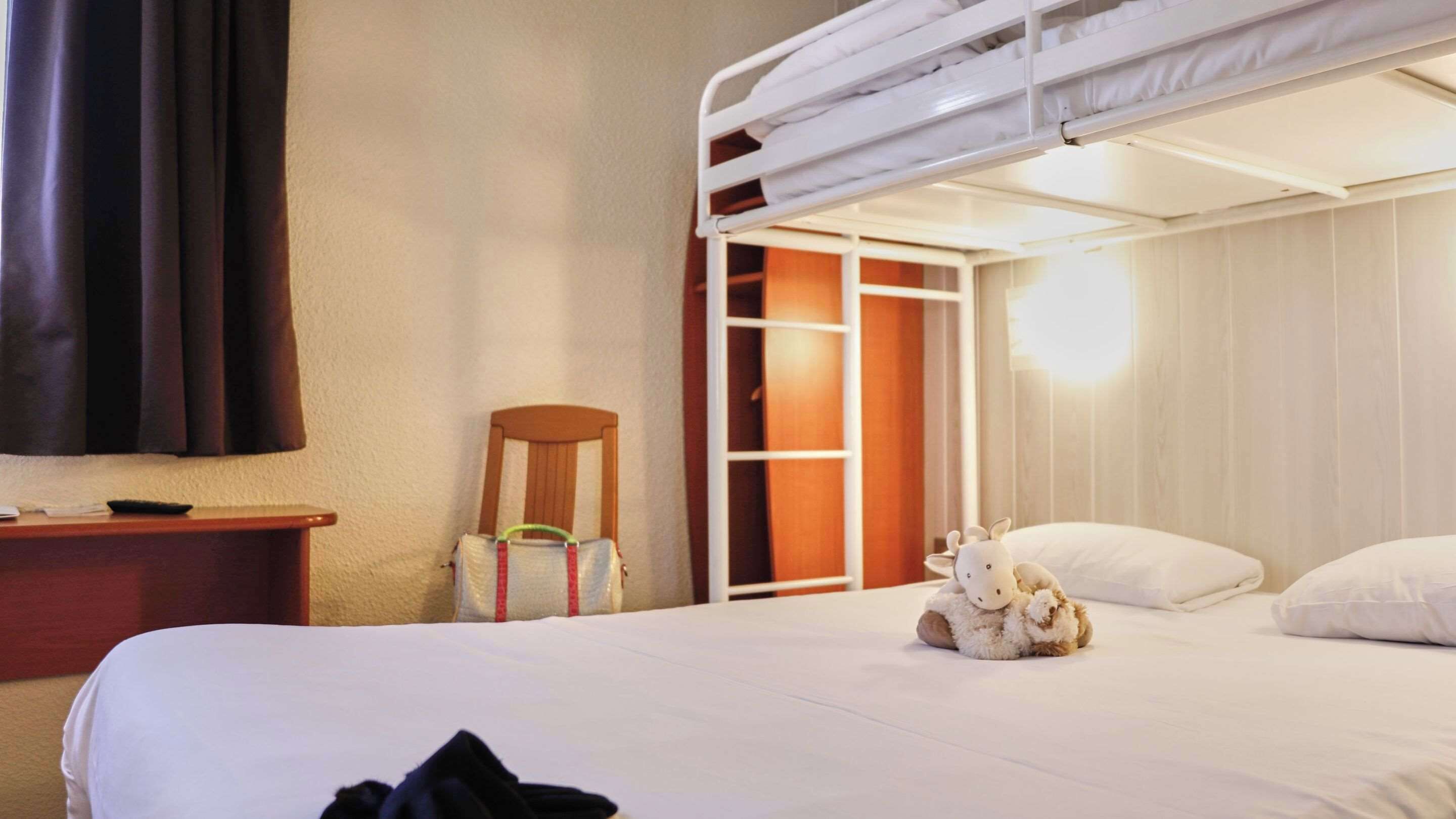 desk, blackout curtains, soundproofing, iron/ironing board