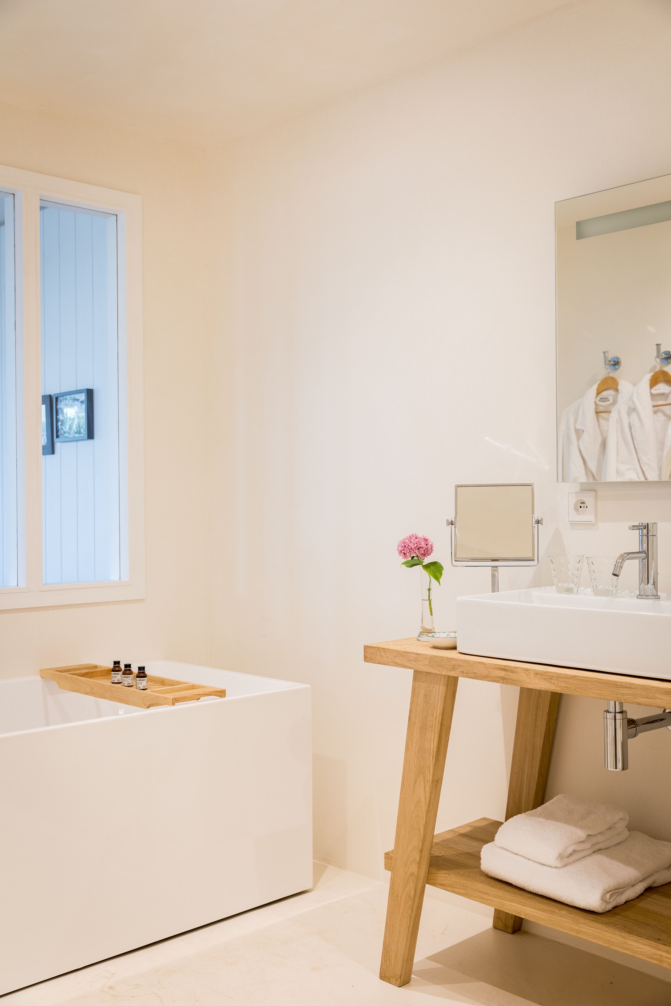 shower, rainfall showerhead, designer toiletries, hair dryer