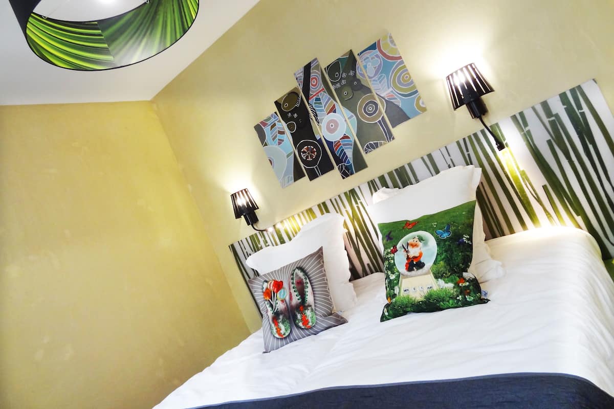 1 bedroom, premium bedding, in-room safe, individually decorated