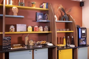 Daily buffet breakfast (EUR 14 per person)