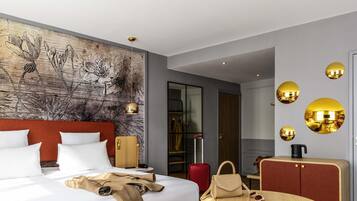 Junior-Suite, 1 Doppelbett und Schlafsofa
