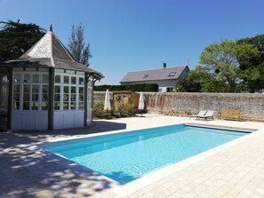 Seasonal outdoor pool - Les Villas d'Arromanches (Tracy-sur-Mer)