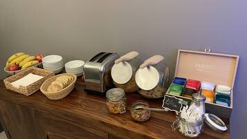 Daily buffet breakfast (EUR 12 per person)