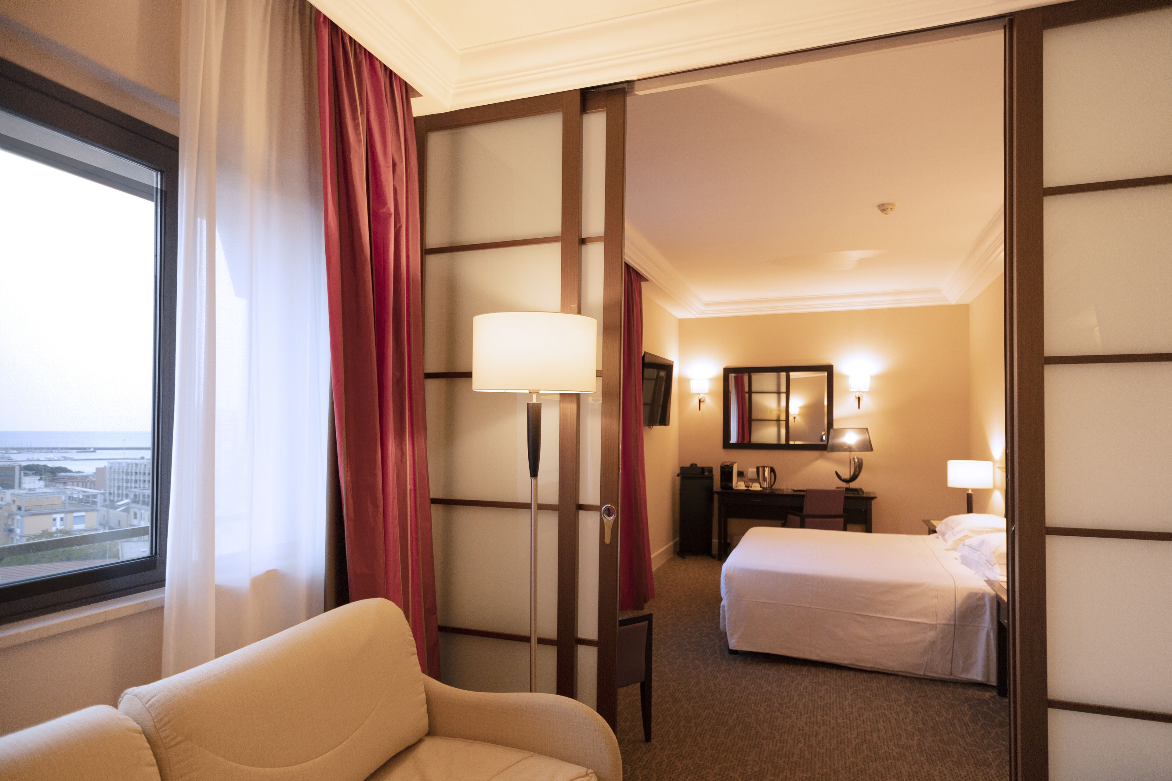 quadruple room | premium bedding, minibar, in-room safe, desk