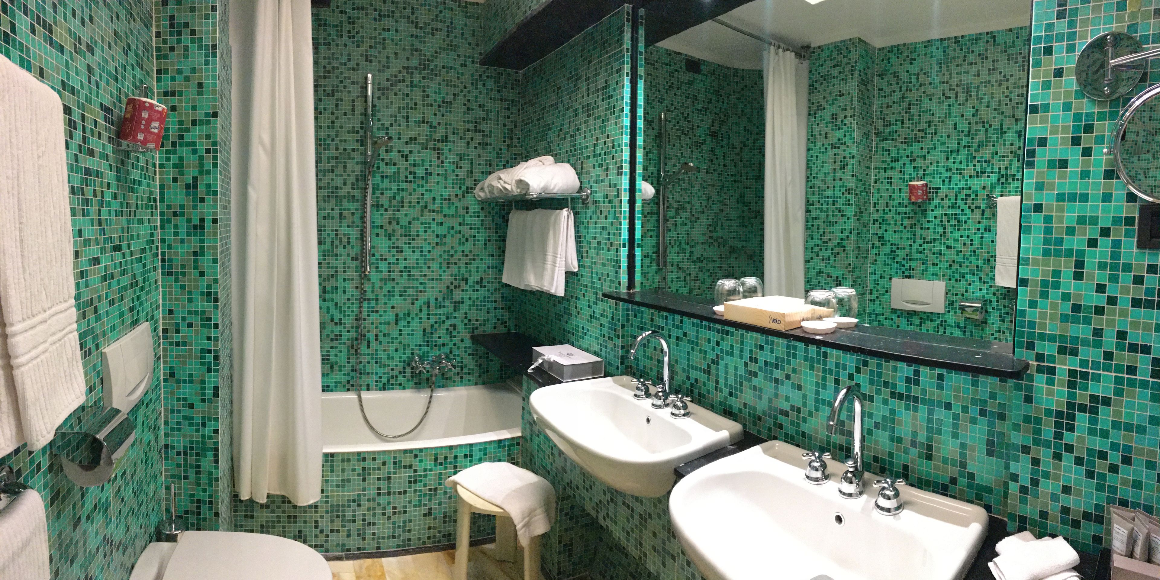 free toiletries, hair dryer, bathrobes, slippers