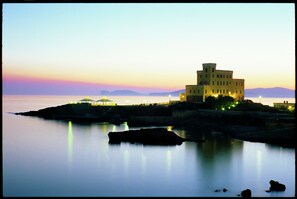 Front of property – evening/night