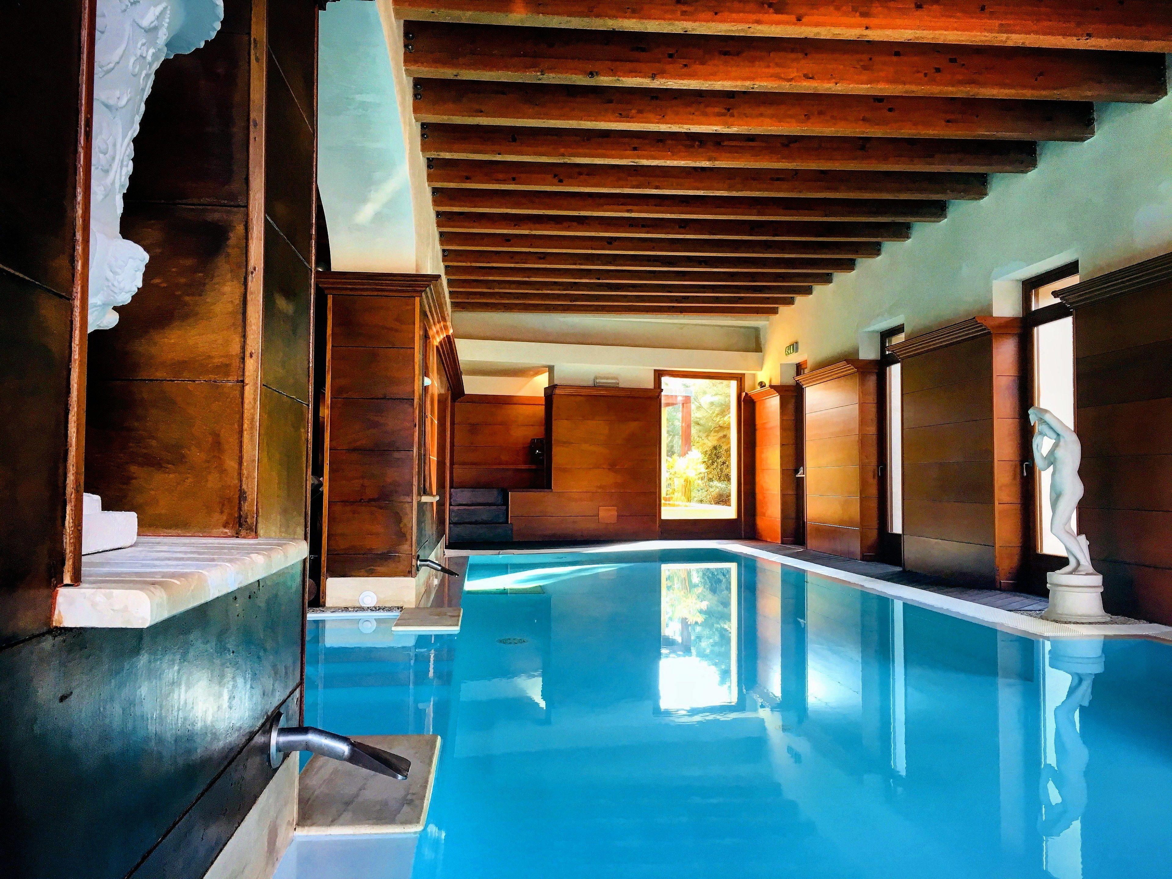 indoor pool, seasonal outdoor pool