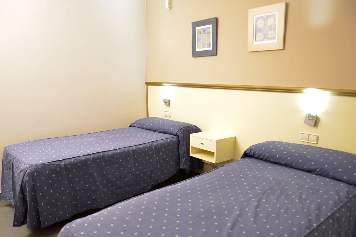 Chambre avec lits jumeaux