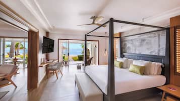 Executive Beach Front Suite | 1 soverom, sengetøy av topp kvalitet og safe på rommet