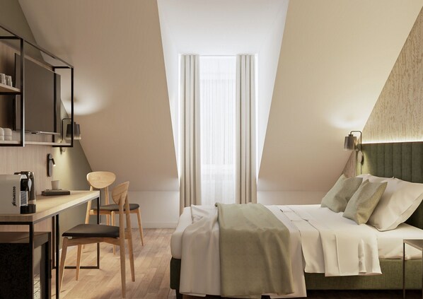 Superior Double Room, Garden Area | Desk, blackout curtains, free WiFi - Hotel Blutenburg (Munich)