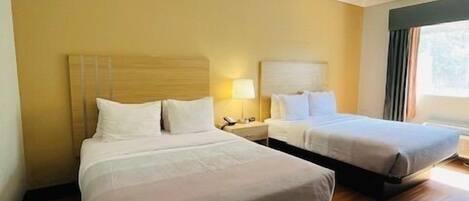 Desk, iron/ironing board, free WiFi, bed sheets