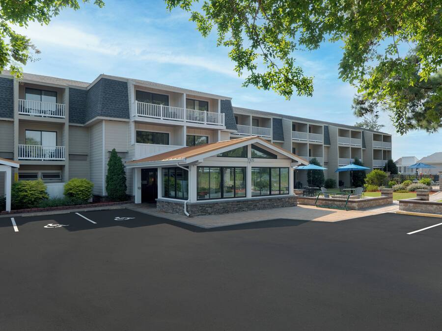 Voorkant van accommodatie