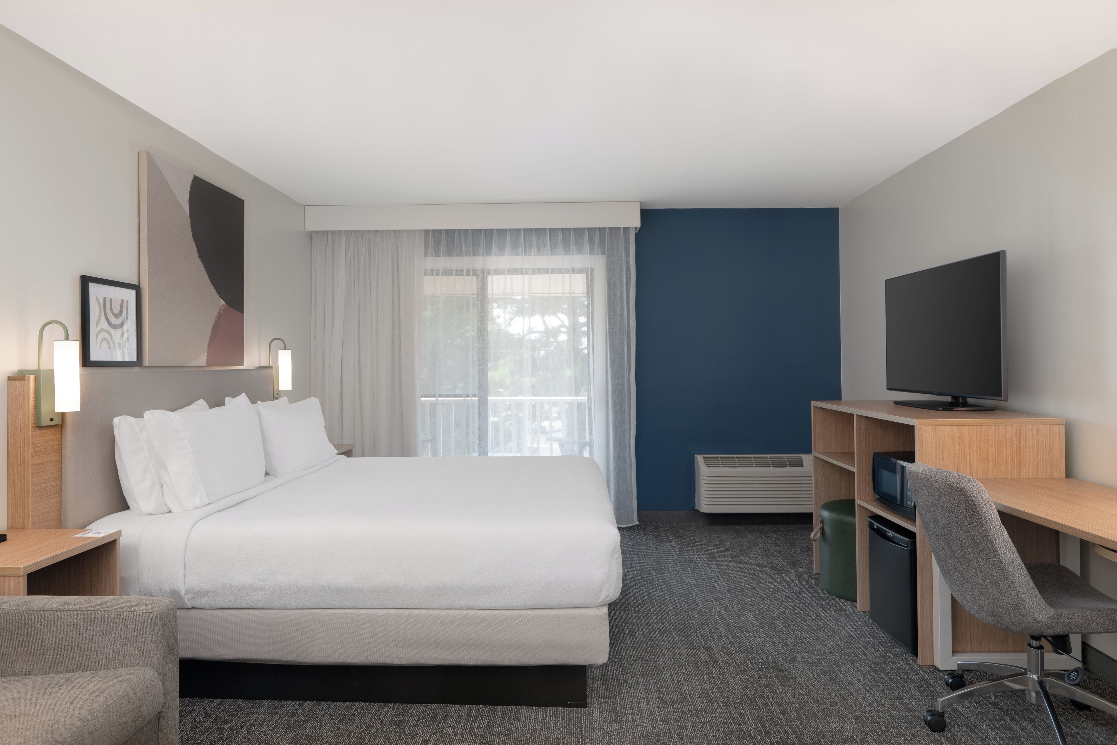 room, 1 king bed with sofa bed | premium bedding, in-room safe, desk, laptop workspace