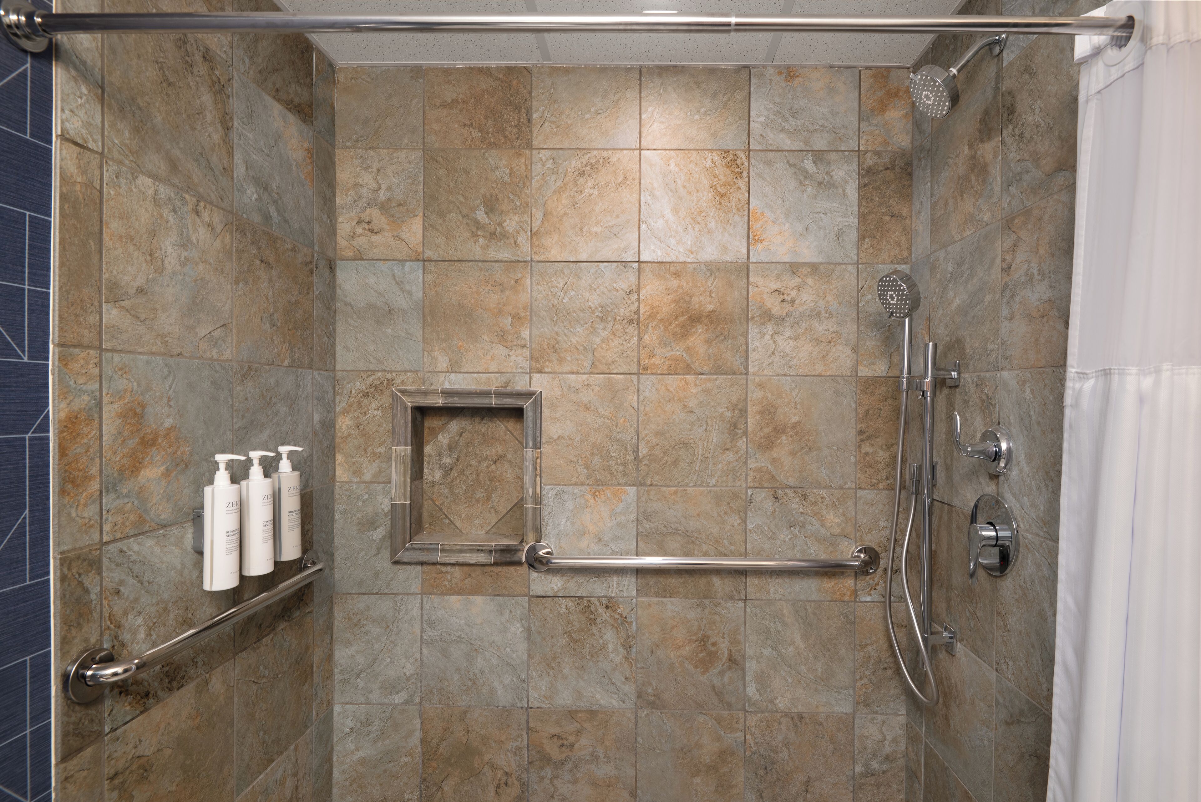 room, 2 queen beds, accessible (mobility & roll-in shower) | premium bedding, in-room safe, desk, laptop workspace