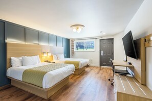 Premium-sengetøj, skrivebord, strygejern/strygebræt, gratis Wi-Fi