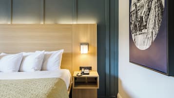 Luxe beddengoed, een bureau, een strijkplank/strijkijzer, gratis wifi