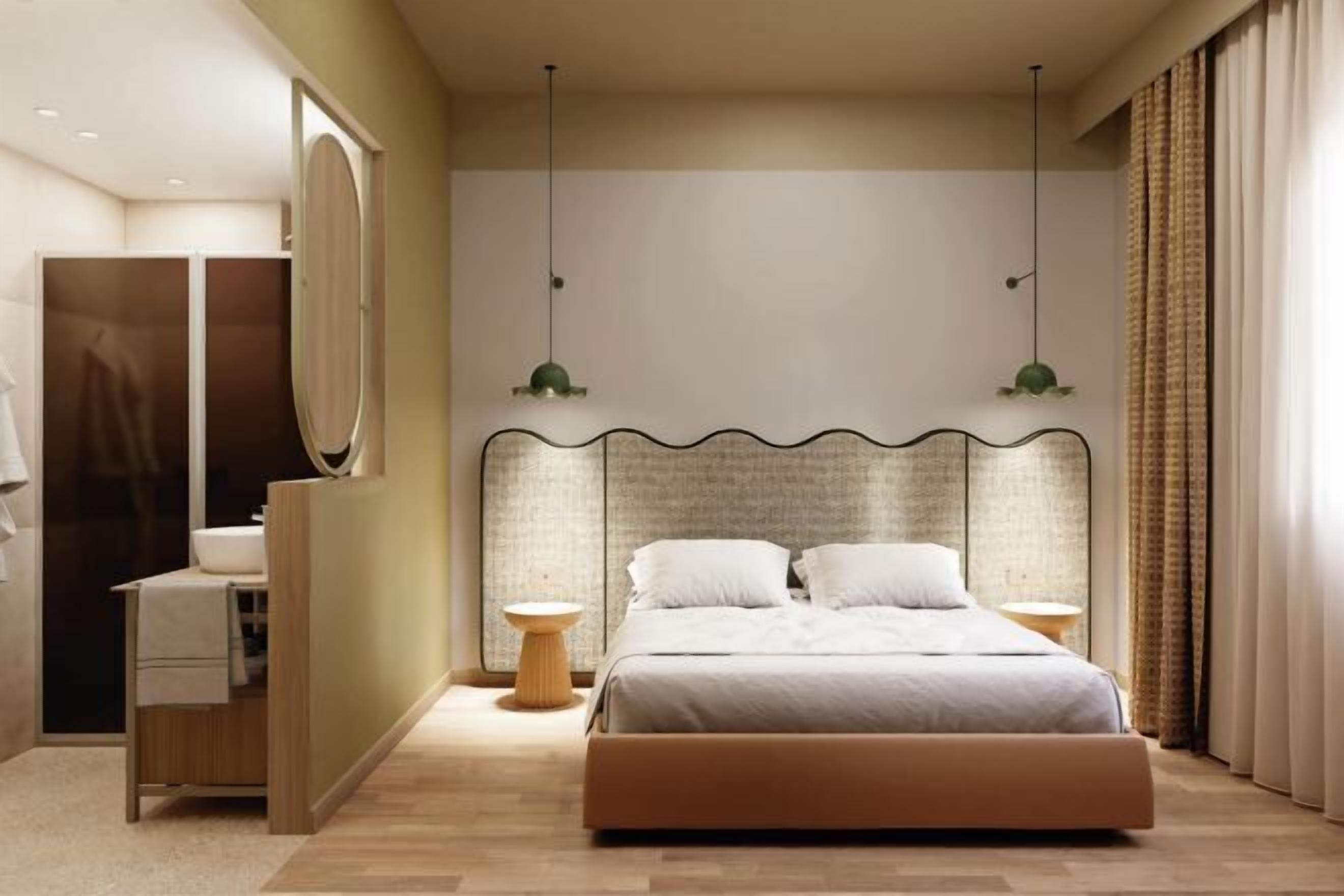 Ropa de cama de alta calidad y minibar 