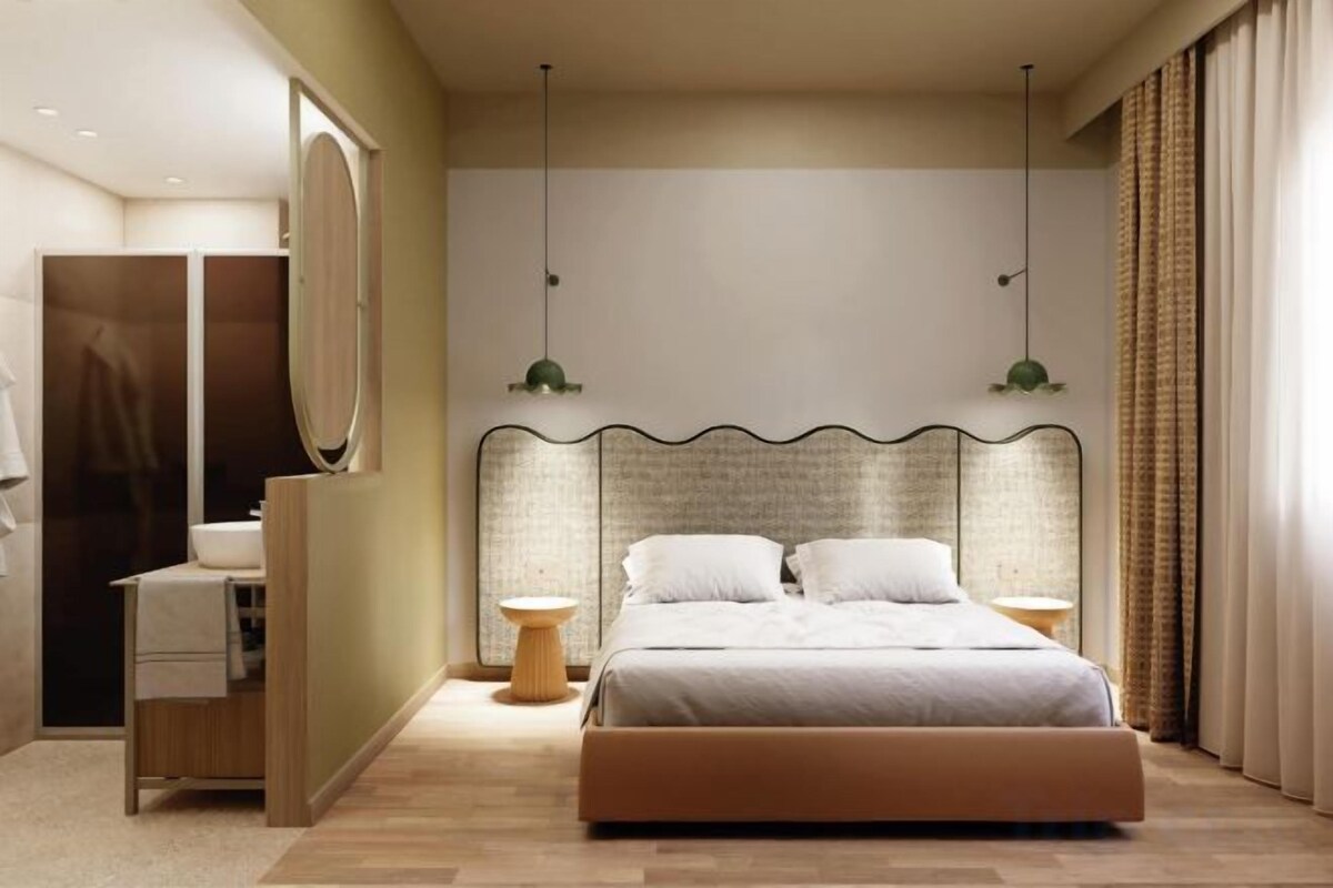 Ropa de cama de alta calidad y minibar 