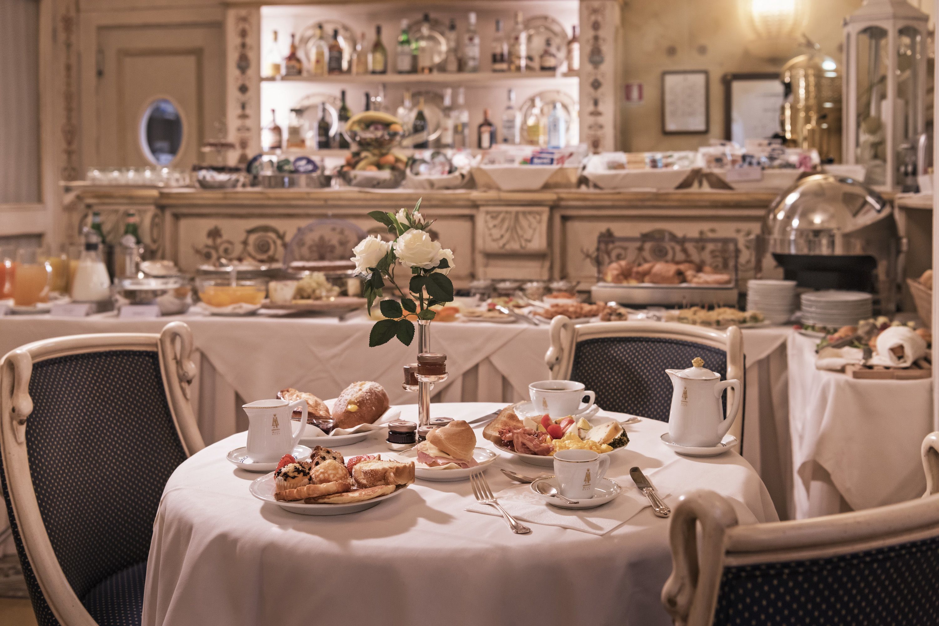 daily buffet breakfast (eur 20 per person)