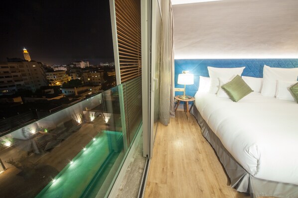 Sängtillbehör av högsta kvalitet och minibar