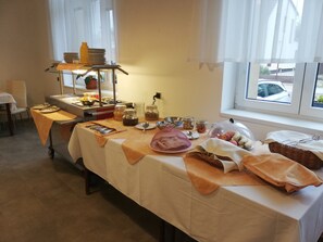 Free daily buffet breakfast - Hotel Svornost (Prague)