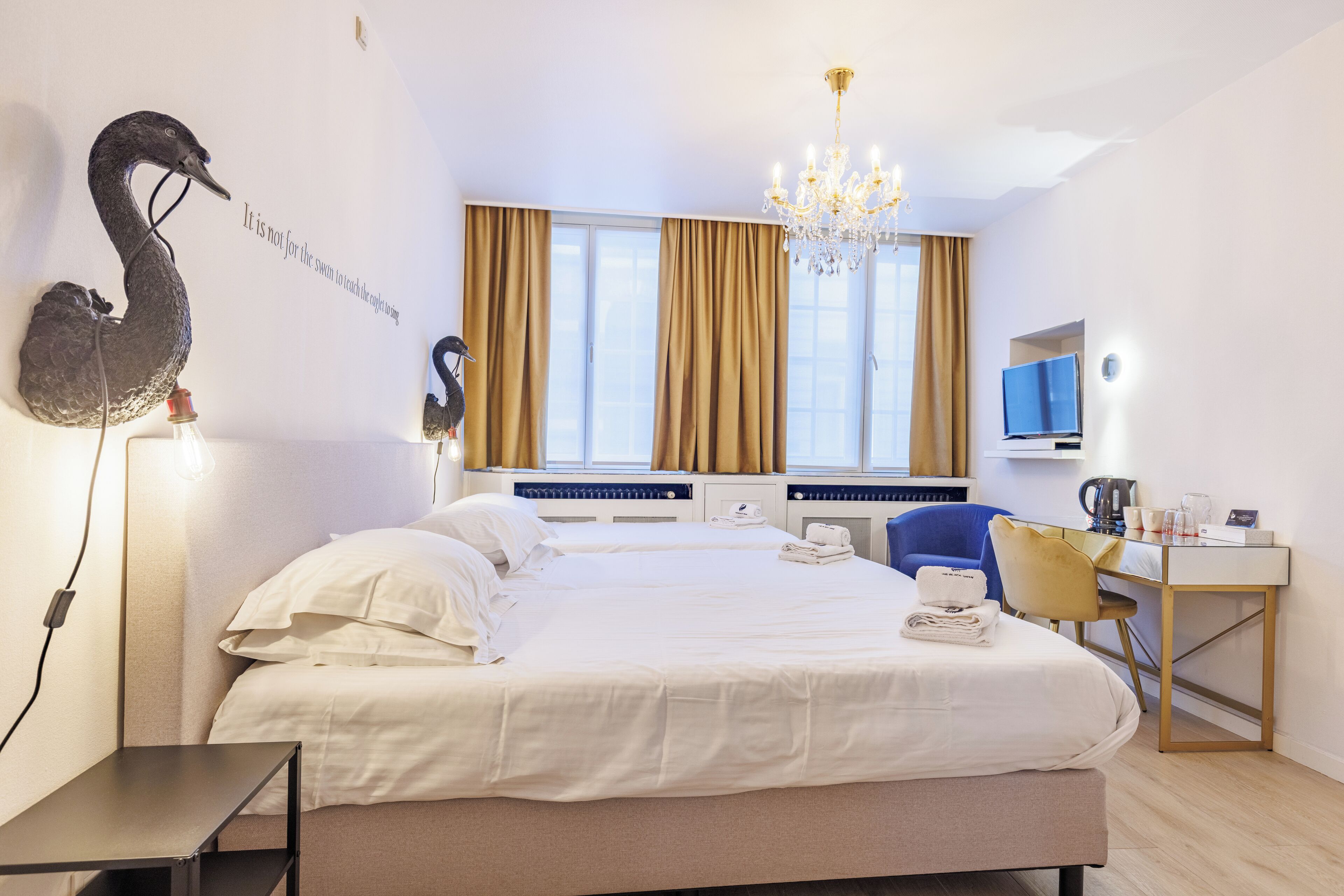 triple room | in-room safe, desk, blackout curtains, iron/ironing board