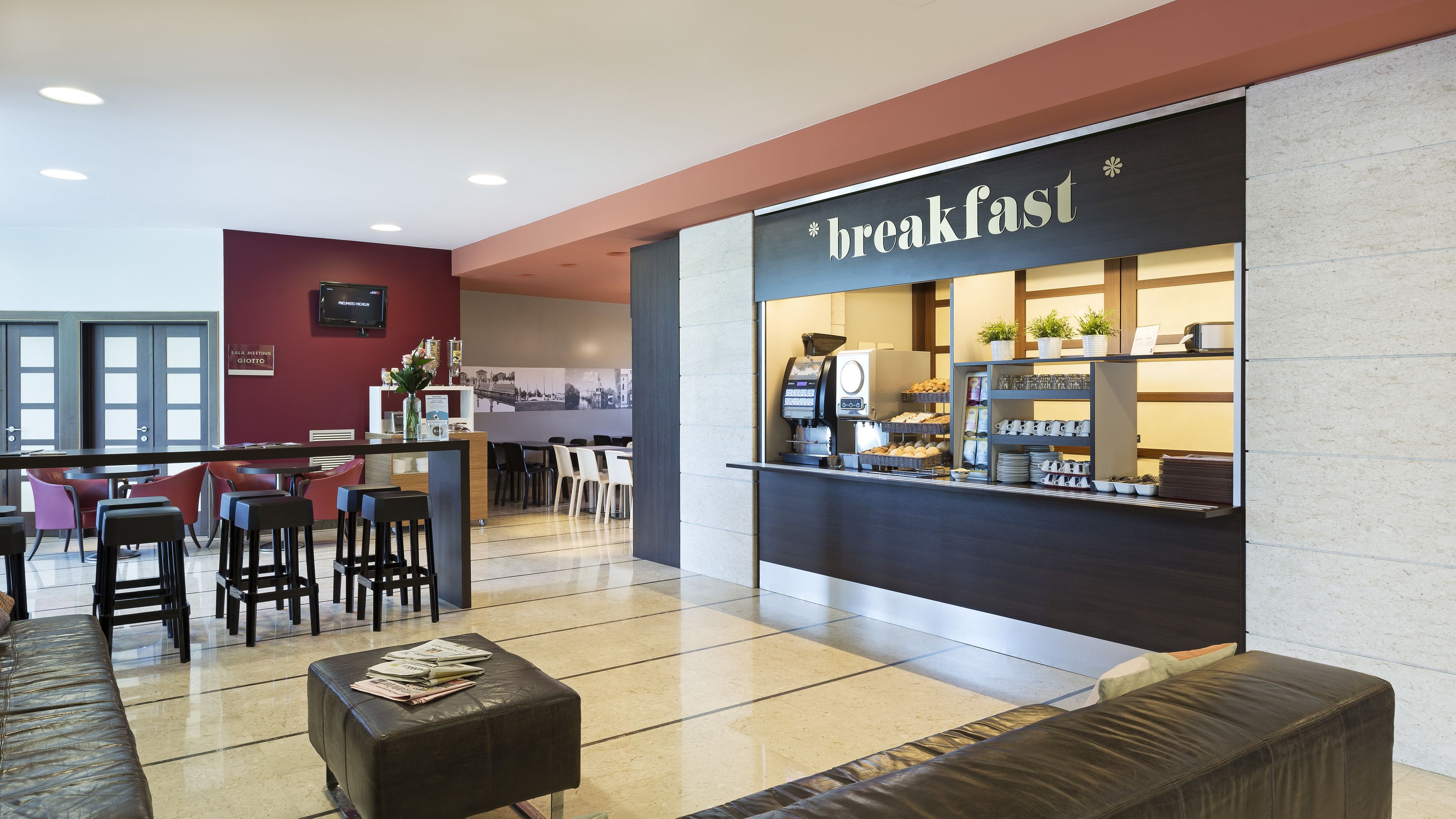 daily buffet breakfast (eur 7.9 per person)