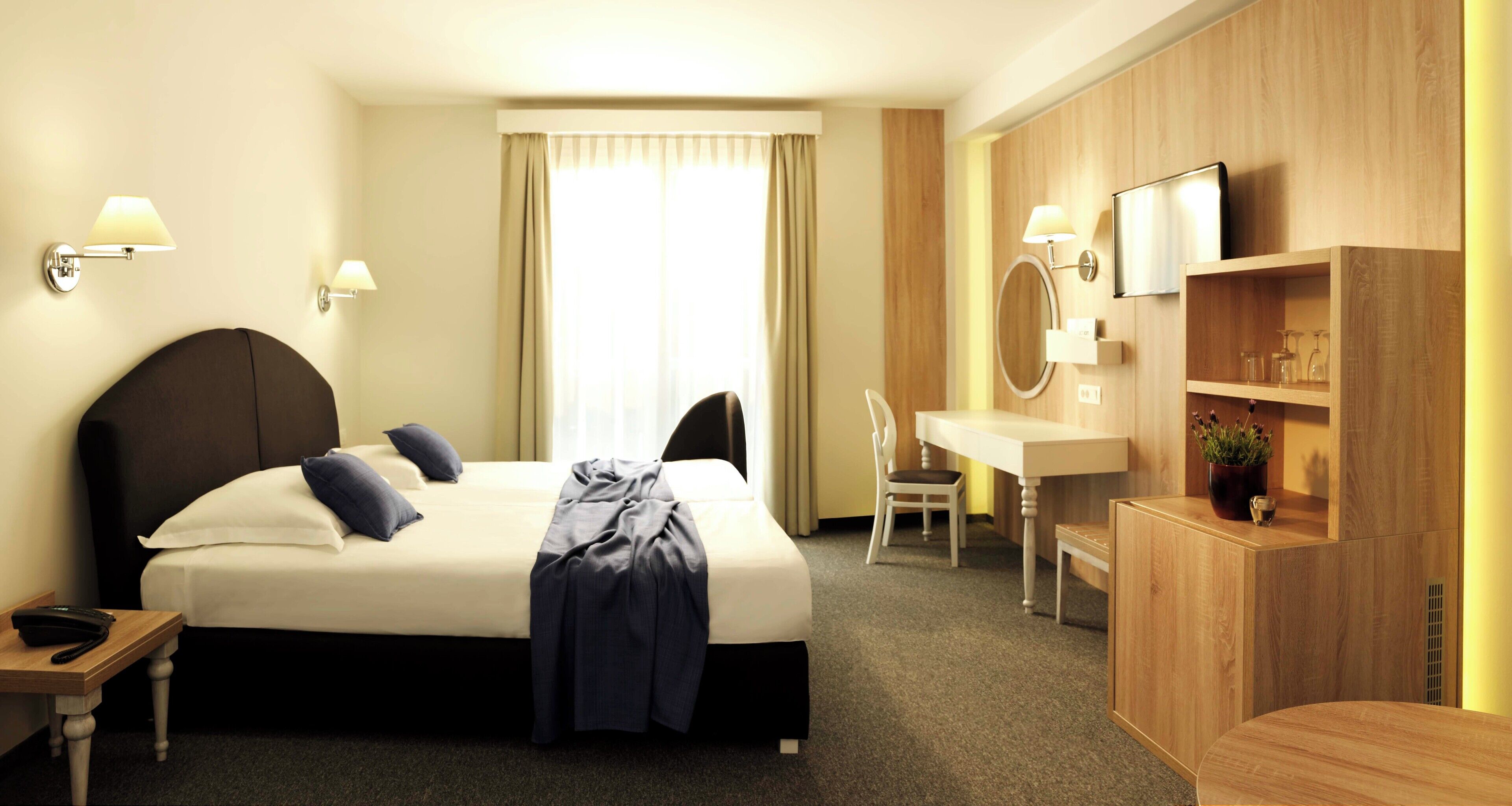 Minibar, in-room safe, desk, cribs (surcharge)